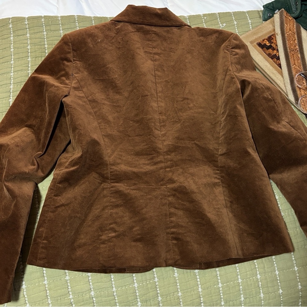 Chadwicks Brown Velvet Women’s Blazer/Western/Classy/Boho jacket - Picture 4 of 4